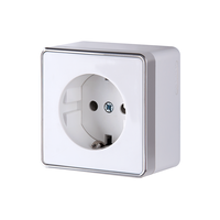 Розетка с заземлением и шторками Gallant (белый) / WL15-02-02