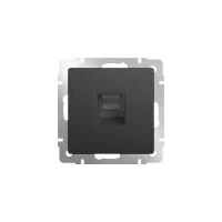 Розетка Ethernet RJ-45 (графит рифленый) / WL04-RJ-45