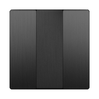 Набор клавиш для выключателя трехклавишного (графит рифленый) / WL04-SW-3G-CP