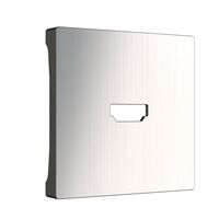 Накладка для розетки HDMI (глянцевый никель) / WL02-HDMI-CP