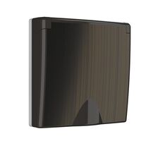 Накладка для розетки IP44 с крышкой (бронзовый) / WL12-SKGSC-IP44-CP