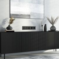 Рамка на 5 постов (черный soft-touch, Senso) / Werkel W0053108