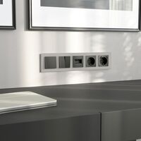 Рамка на 5 постов (дымчатый soft-touch, Senso) / Werkel W0053117