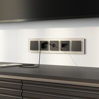 Рамка на 5 постов (шампань soft-touch, Senso) / Werkel W0053111