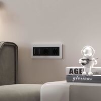 Рамка на 3 поста (белый/черный, Split) / W0033068