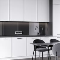 Рамка на 4 поста (белый/черный, Split) / W0043068