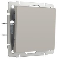 Выключатель одноклавишный проходной (дымчатый) / W1212004