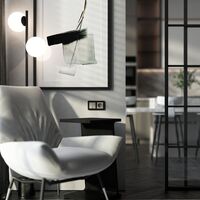 Выключатель двухклавишный проходной (дымчатый) / W1222004