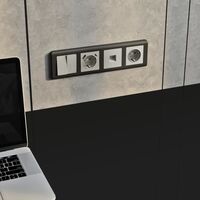 Розетка Ethernet RJ-45 (дымчатый) / W1281004