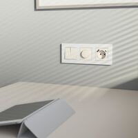 Розетка с заземлением, шторками и USB тип A+C (айвори матовый) / Werkel W1171762