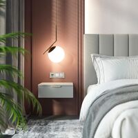 Сенсорный выключатель двухклавишный с подсветкой (дымчатый) / W4522014