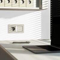 Умный сенсорный выключатель двухклавишный (дымчатый) / W4523641