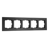 Рамка на 5 постов (черный алюминий, AluMax) / Werkel W0053508
