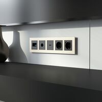 Рамка на 5 постов (шампань, AluMax) / Werkel W0053511