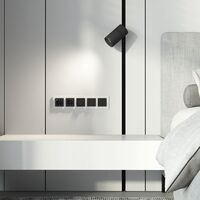 Рамка на 5 постов (белый soft-touch, Senso) / Werkel W0053101