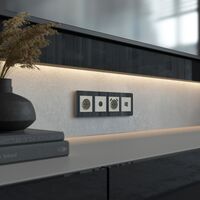 Накладка для розетки USB (дымчатый) / W1279504