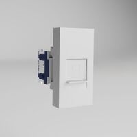 Модульная розетка Ethernet RJ-45 6 cat. 22,5*45 (белый) / Werkel W1281101