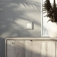 Умный сенсорный выключатель двухклавишный (дымчатый) / W4523641