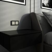 Умный сенсорный выключатель двухклавишный (дымчатый) / W4523641