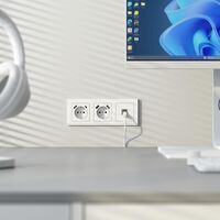 Розетка Ethernet RJ-45 cat. 6A экранированная (белый матовый) / W5120001