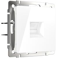 Розетка Ethernet RJ-45 cat. 6A экранированная (белый) / W5120101