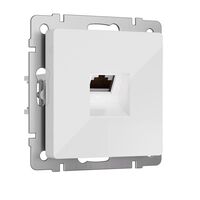 Розетка Ethernet RJ-45 cat. 6A экранированная (белый) / W5120101