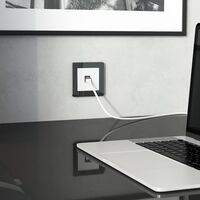 Розетка Ethernet RJ-45 cat. 6A экранированная (белый) / W5120101