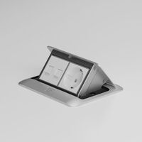 Выдвижной блок (Лючок) на 4 модуля (серебряный) / Werkel W8074065