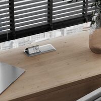 Выдвижной блок (Лючок) на 8 модулей (серебряный) / Werkel W8078065
