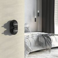 Переключатель одноклавишный (черный) Ретро / W5612008