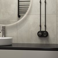 Розетка с заземлением (черный) Ретро / W5671008