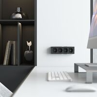 Розетка четверная с заземлением и шторками Gallant (черный/хром) / W5072258