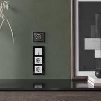 Умный сенсорный терморегулятор с LCD дисплеем (белый) / W1851101