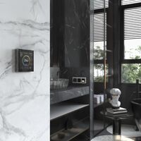 Умный сенсорный терморегулятор с LCD дисплеем (черный) / W1851108