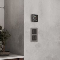 Умный сенсорный терморегулятор с LCD дисплеем (дымчатый) / W1851108