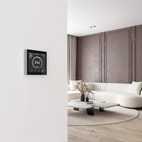 Умный сенсорный терморегулятор с LCD дисплеем (дымчатый) / W1851108