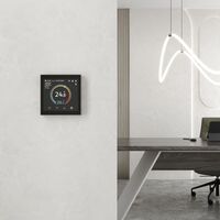 Умный сенсорный терморегулятор с LCD дисплеем (дымчатый) / W1851108