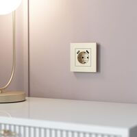 Рамка на 1 пост (шампань, Slab) / W0012911