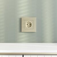 Рамка на 1 пост (шампань, Slab) / W0012911