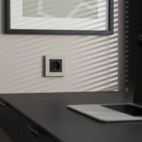 Рамка на 1 пост (дымчатый, Slab) / W0012917