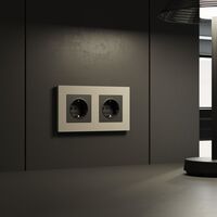 Рамка на 2 поста (дымчатый, Slab) / W0022917