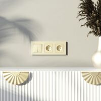 Рамка на 3 поста (шампань, Slab) / W0032911