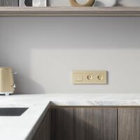 Рамка на 3 поста (шампань, Slab) / W0032911