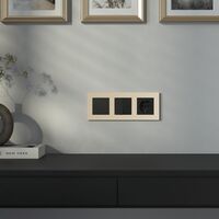 Рамка на 3 поста (шампань, Slab) / W0032911