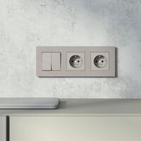 Рамка на 3 поста (дымчатый, Slab) / W0032917