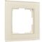 Рамка на 1 пост (молочный, Favorit) / W0011141