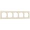 Рамка на 5 постов (молочный, Favorit) / W0051141