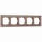 Рамка на 5 постов (латте, Favorit) / W0051142