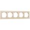 Рамка на 5 постов (шампань, Favorit) / WL01-Frame-05