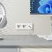 Розетка с заземлением, шторками и USB тип A+C (белый матовый) / Werkel W1171761